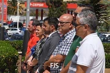 Telde rinde homenaje a las víctimas del terrorismo/TA y Francisco Javier Santana.